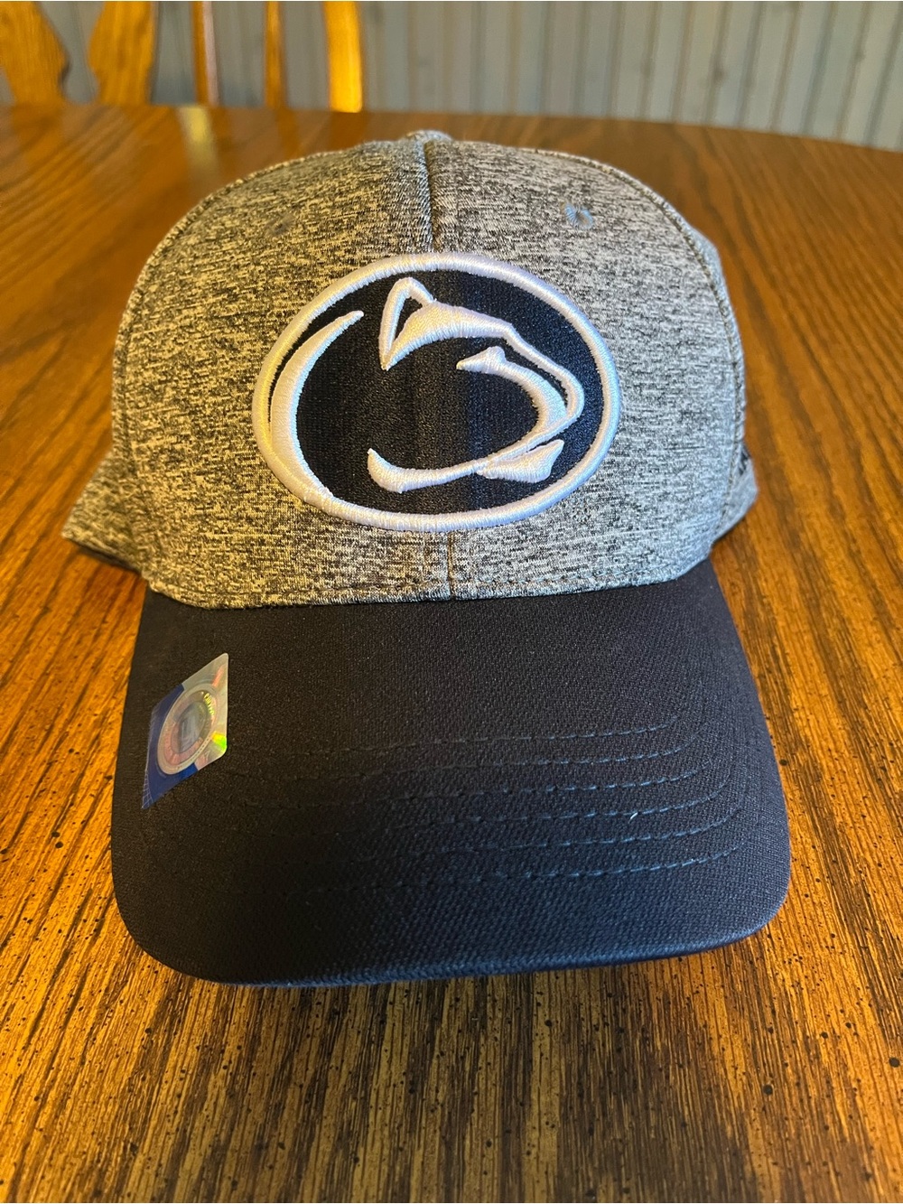 NCAA Gray and Black Penn State Adjustable Hat